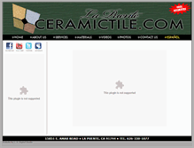 Tablet Screenshot of lapuenteceramictile.com